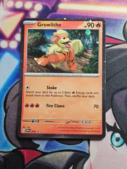 Pokemon Growlithe SVP074 Black Star Promo English NM/M - Image 1
