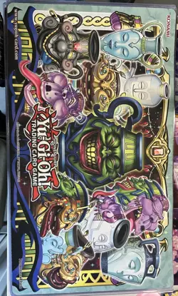 Official YuGiOh Playmat Pot Of Greed Win A Mat - Image 1