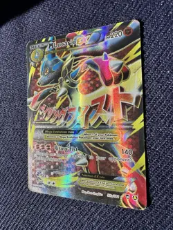 Mega Lucario EX Alternate Art Promo Holo Card 055a/111 Pokemon Card - Image 2