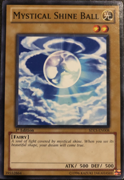 Mystical Shine Ball SDLS-EN008 1st Edition COMMON YuGiOh TCG Card - Image 1