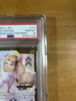 One Piece Card Charlotte Pudding PSA10 CS 2024 Championship Promo Rare - Image 3