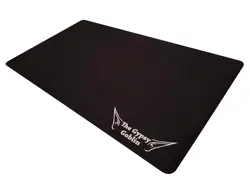 Black MTG Playmat for Card Games-24”x13.5, Smooth Mat Protects Your Cards & - Image 1
