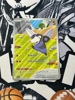 Drilbur 124/86 Black Bolt Illustration Rare Pokemon TCG Card - Near Mint - Image 1
