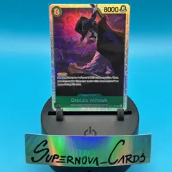 Dracule Mihawk OP12-030 SR Legacy Of The Master One Piece Card Game English - Image 1