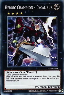 Heroic Champion - Excalibur - OP19-EN024 - Common - Yugioh TCG Card - Image 1