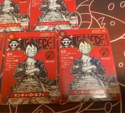 One Piece Luffy Promo Card ST21-014 Magazine Card only Japanese Set of 5 Fs - Image 3
