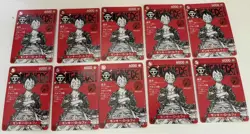 One Piece Luffy Promo Card ST21-014 Magazine Card only Japanese Set of 10 Fs - Image 1