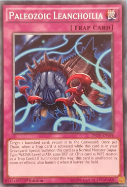 Paleozoic Leanchoilia COMMON Yu-Gi-Oh TCG Card 1st Edition INOV-EN098 - Image 1