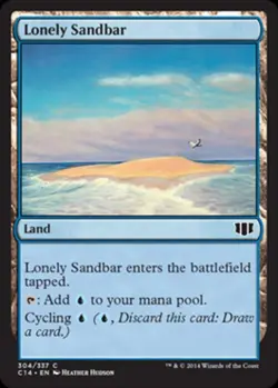Lonely Sandbar - Light Play MTG Commander 2014 Edition - Image 1