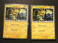Pokemon Tcg 151 Electabuzz Promo Both Variants HD Cosmo And Pixel Holo - Image 1