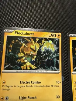 Pokemon Tcg 151 Electabuzz Promo Both Variants HD Cosmo And Pixel Holo - Image 3
