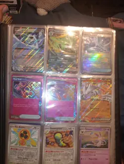 Pokemon Black Bolt White Flair And Prismatic Binder Cheap All Holos And Reverse - Image 1