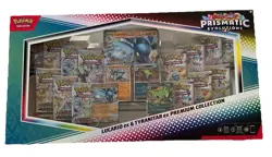 2 X POKEMON Prismatic Evolutions Lucario/Tyranitar Premium Collection Set SEALED - Image 2