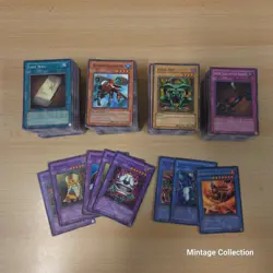 Lot of 520 Vintage 1996 YuGiOh Cards 80 are 1st Edition Preowned Used Condition - Image 1
