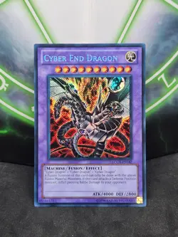 Yugioh Cyber End Dragon LCGX-EN182 Secret Rare Alternate Art NM - Image 1