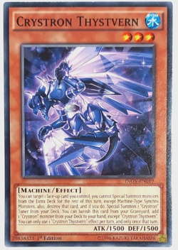 Crystron Thystvern - Common - INOV-EN019 - 1st Edition YuGiOh TCG Card - Image 1
