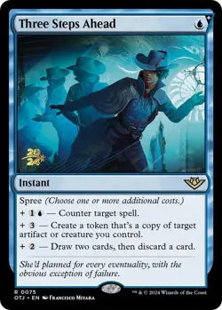 FOIL OTJ - Three Steps Ahead - Prerelease Cards (PRE) - Image 1