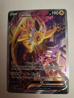 Jolteon V SWSH183 SWSH: Sword & Shield Promo Cards Holo - Image 1