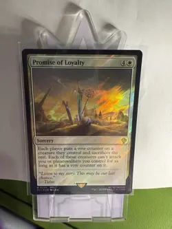 Promise of Loyalty (Surge Foil) Commander: Final Fantasy Foil - Image 1