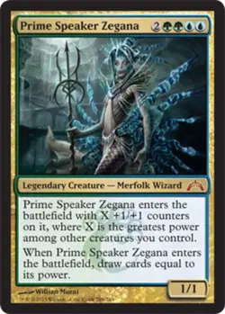 1 x Prime Speaker Zegana - Foil - Gatecrash - Light Play - MTG - Image 1