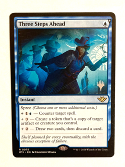 MTG - Three Steps Ahead - Promo Pack: Outlaws of Thunder Junction / Regular / NM - Image 1