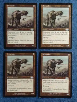 MTG 4x Stratadon x4 LP Planeshift Magic the Gathering Playset - Image 2