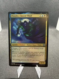 NM Foil Prowler, Clawed Thief, MTG, Marvel's Spider-Man, Magic, 138 - Image 1
