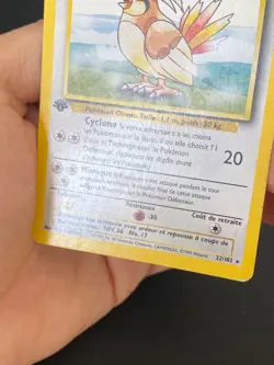 CARTE POKEMON ROUCOUPS 22/102 EDITION 1 FR RARE SET DE BASE - TBE - Image 5