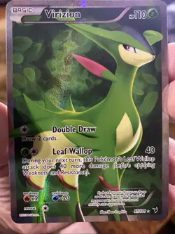 Pokemon - Virizion Full Art NM/M Noble Victories 97/101 - Image 1