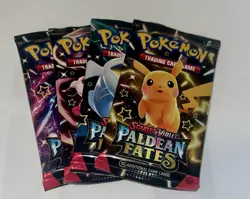Pokemon Paldean Fates Great Tusk ex Tin (4 Packs) New Sealed English NEW SEALED - Image 3