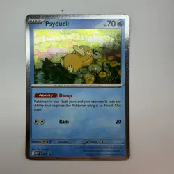 SWIRL - Pokemon TCG | Psyduck MEP 007 Mega Evolution Black Star Promo NM - Image 1