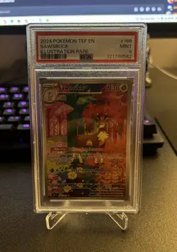 Pokemon Sawsbuck 166/162 Illustration Rare - Temporal Forces - PSA 9 MINT - Image 3