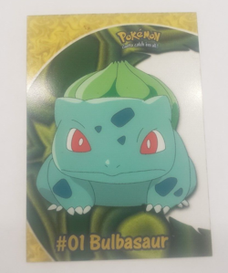 2000 Topps Pokemon TV Animation Edition Series 2 Clear Bulbasaur #PC2 fv7 - Image 1