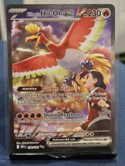 Pokemon TCG Ethan's Ho-Oh EX Sir 230/182 Destined Rivals Mint/Nm Condition - Image 2