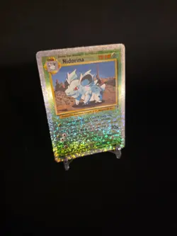 2002 Nidorina 55/110 Reverse Holo Legendary Collection Vintage Pokemon TCG MP - Image 3