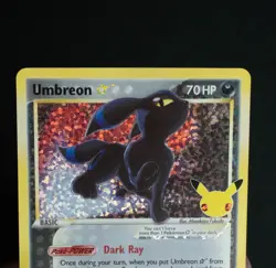 Pokemon Umbreon Gold Star 17/17 Celebrations Classic Collection PACK FRESH M-NM - Image 3