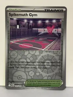 Spikemuth Gym Reverse Holo 169/182 SV10: Destined Rivals NM Pokemon Fast Ship - Image 1