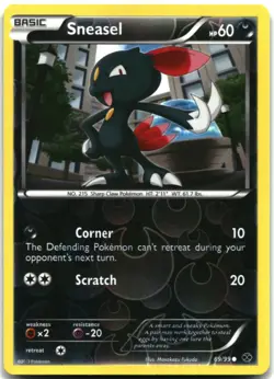 Pokemon Sneasel REVERSE HOLO Common Next Destinies 69/99 MP - Image 1
