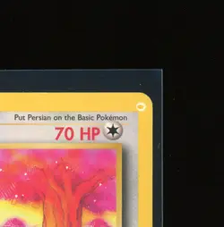 POKEMON 1st Edition Jungle PERSIAN 42/64 Uncommon INK PRINT ERROR White Circle - Image 3