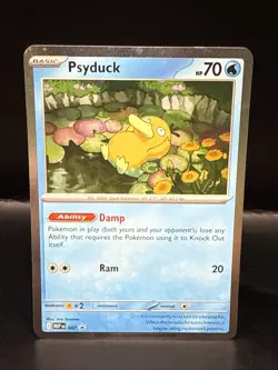 Pokemon Psyduck 007 Black Star Promo Mega Evolution Pokemon TCG A - Image 1