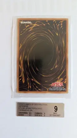 Yugioh FLOD-JP036 Topologic Trisbaena GHOST RARE Topologica ex BGS 9 - Image 2