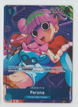 One Piece Card Game - Perona - OP01-077 - Alt Art - Box Topper - UC - NM - Eng - Image 1