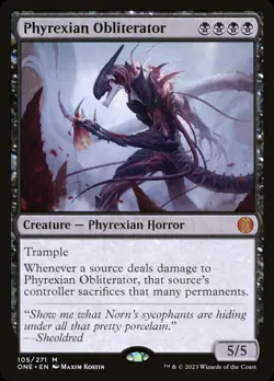 Phyrexian Obliterator [Phyrexia: All Will Be One] Near Mint - Image 1