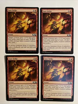4x Mtg Core Set 2019 M19 Sure Strike NM Magic The Gathering - Image 1