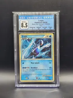 **Swirl** Lugia Black Star Promo Pokemon TCG HGSS02 Holo CGC 8.5 with subgrades - Image 1