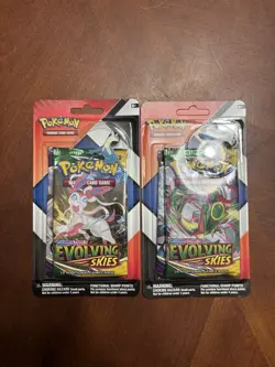 Pokemon TCG “Evolving Skies Chilling Reign” 2 pack blister - Latios Pins 2X - Image 1