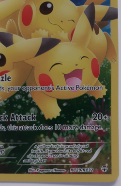 Pokemon TGC Pikachu, Holo, RC29/RC32, Full Art, Ultra Rare, XY Generations, 2016 - Image 5