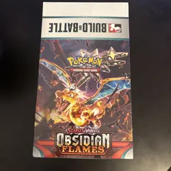 Pokemon Scarlet & Violet Obsidian Flames Build And Battle Display SEALED x10 Box - Image 1