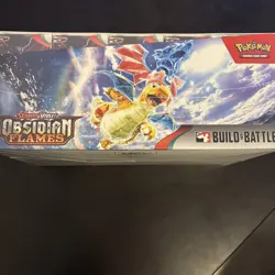 Pokemon Scarlet & Violet Obsidian Flames Build And Battle Display SEALED x10 Box - Image 4