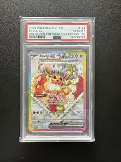 PSA 10 Eevee SVP 174 Promo Pokemon TCG English - Image 1